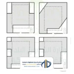 عوازل اسطح 21 مخطط الارتداد لمنزل